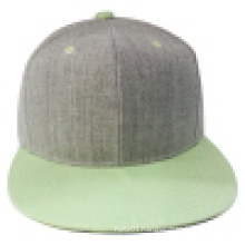 Snapback Cap with Flat Peak with Woolen Crown (1402E)